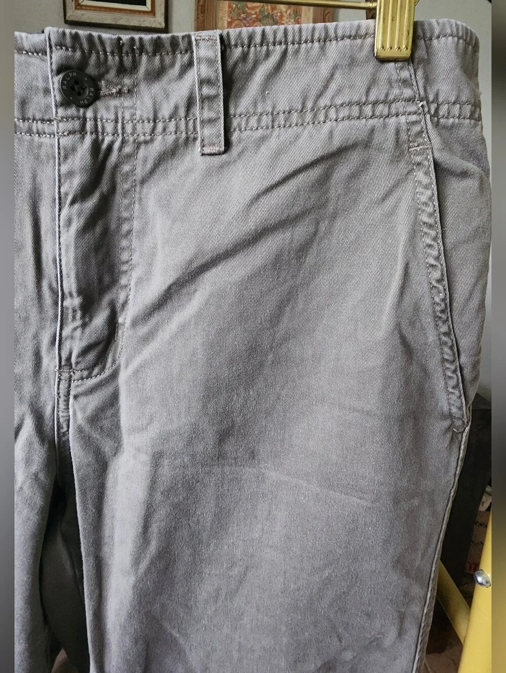 Vtg Ralph Lauren Green Label Relaxed Wide Leg Chino Y2K EUC 12 - Picture 2 of 7